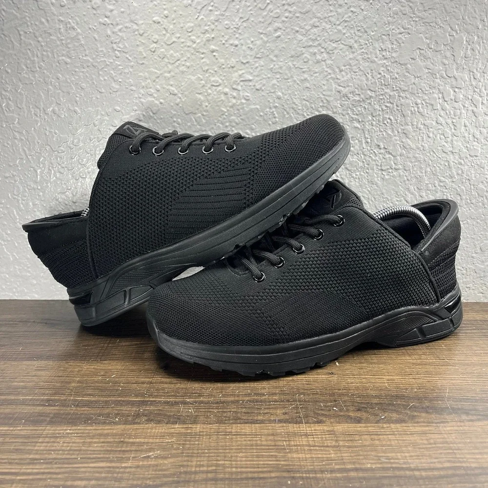 Zeba Hands Free Slip On Men's Black Walking Shoes - Men's Size 9.5